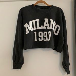 Zara Cropped Sweatshirt